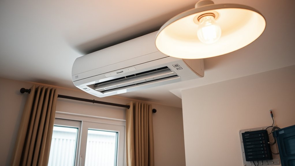 ac startup causes flickering