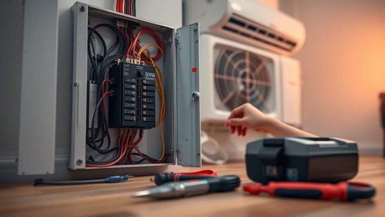 address air conditioner flicker