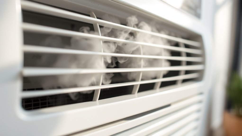 air conditioner hot air