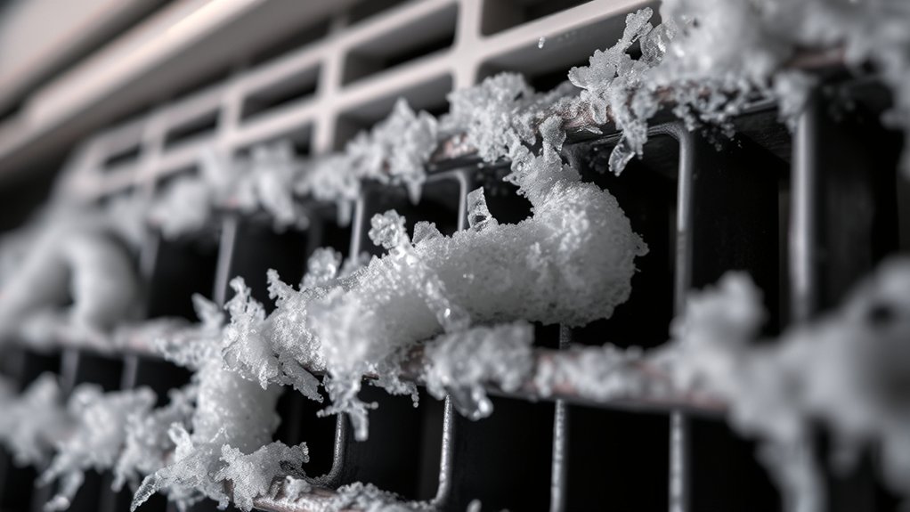 blocked airflow causes freezing