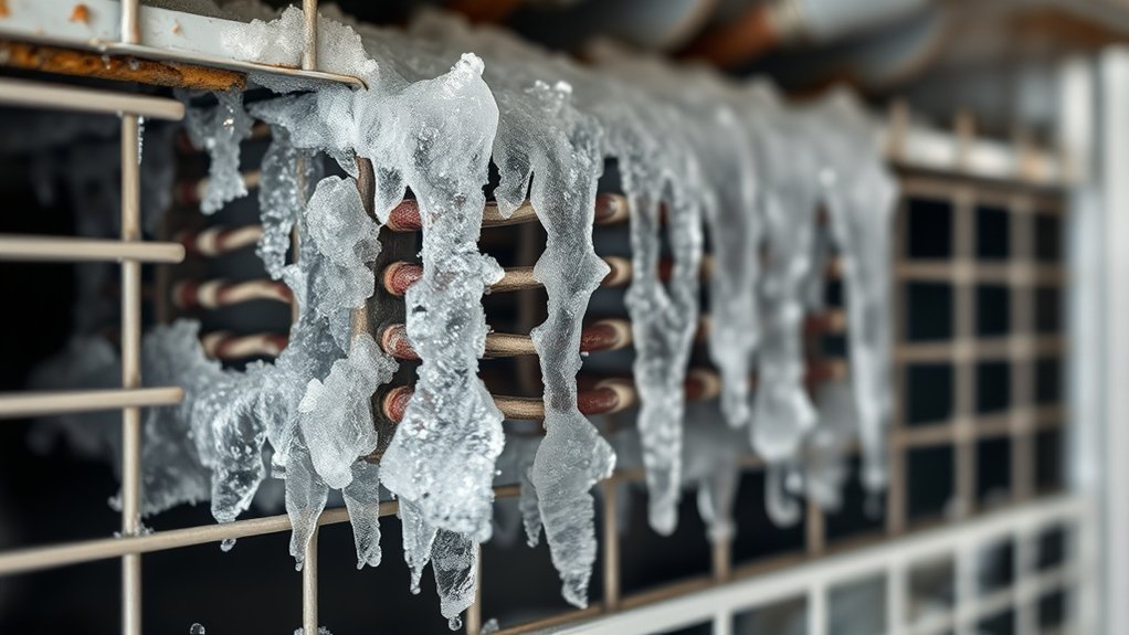 blocked vents cause freeze ups