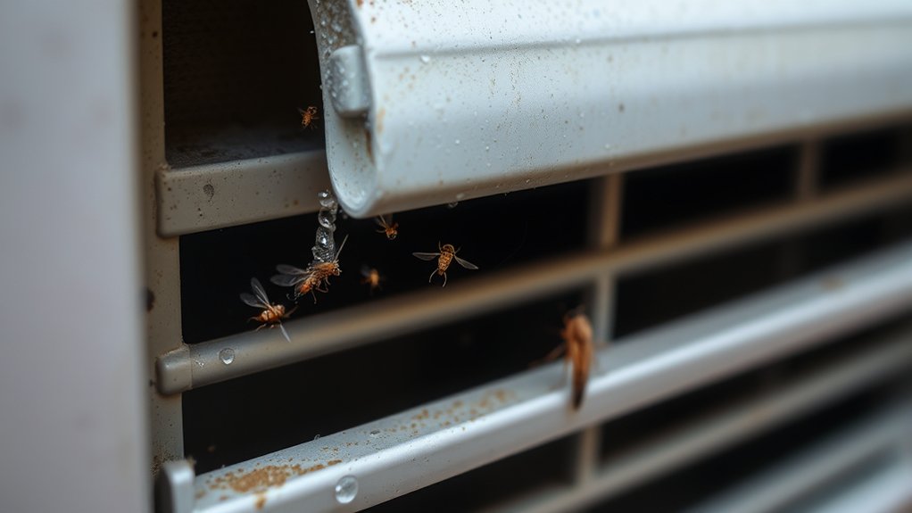 bugs attracted to moisture