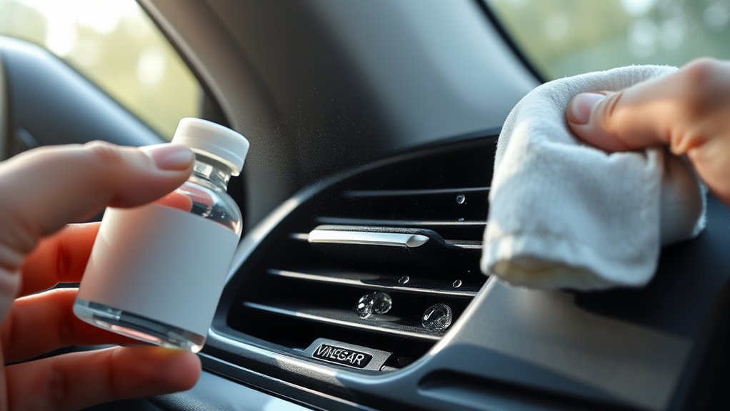 car ac vinegar odor solutions