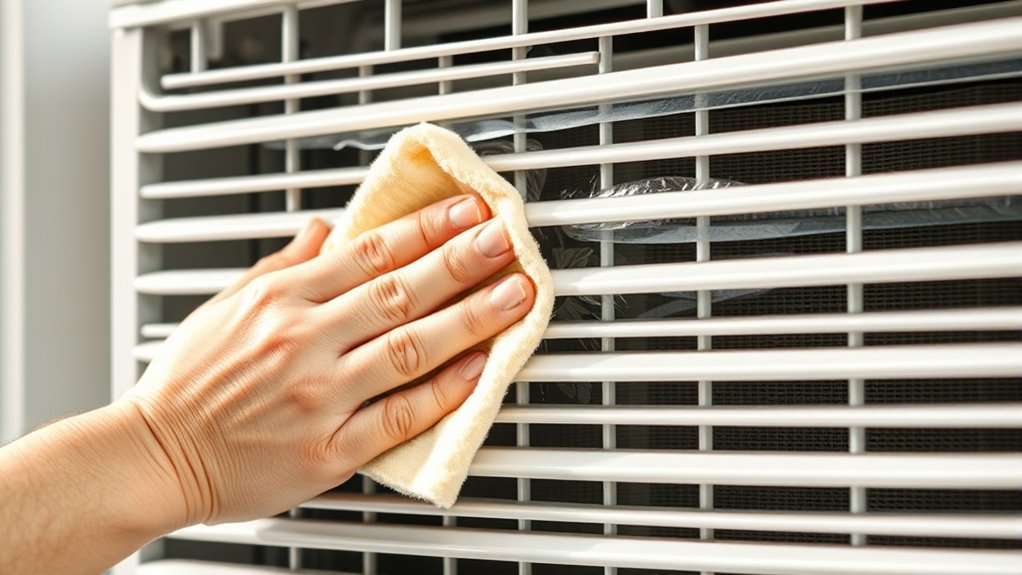 clean ac front panel