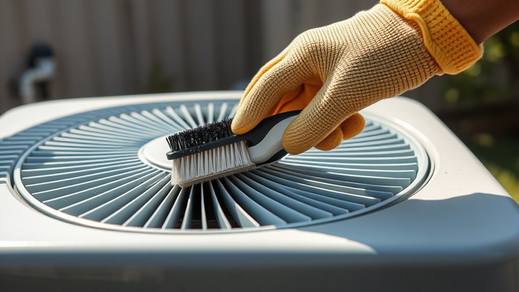 clean and maintain fins