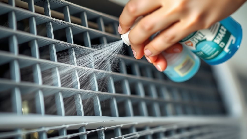 clean evaporator coil safely