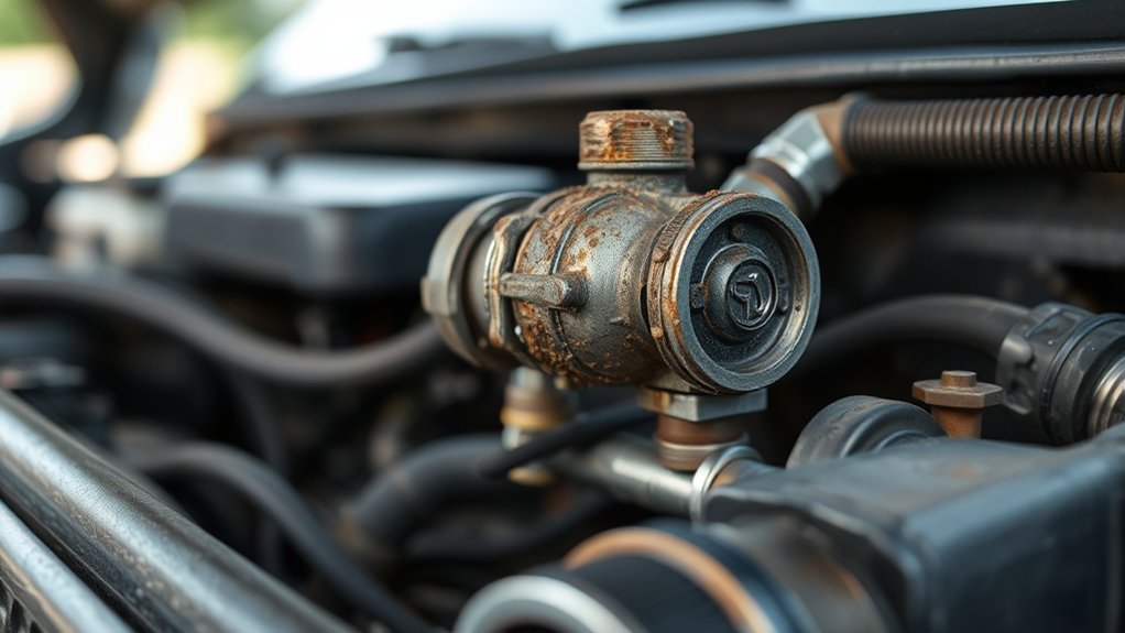 clogged valve disrupts cooling