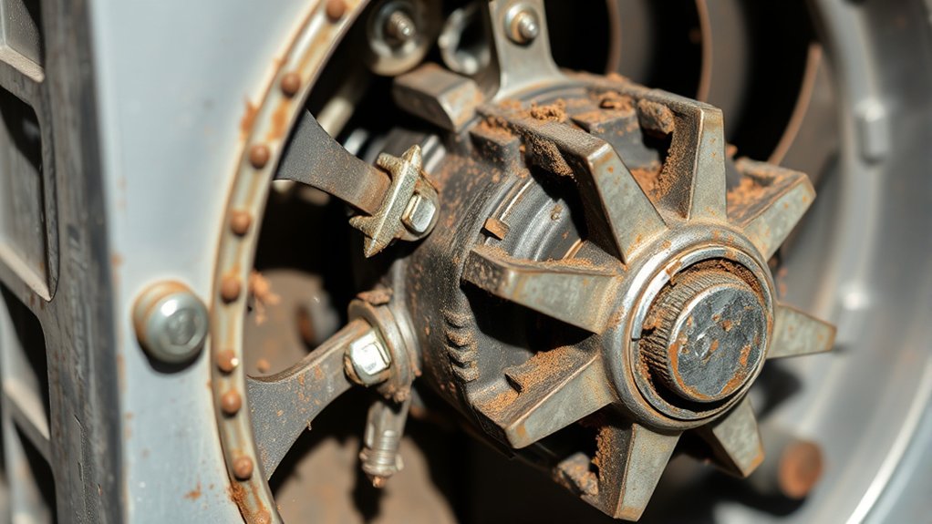 debris causes compressor noise