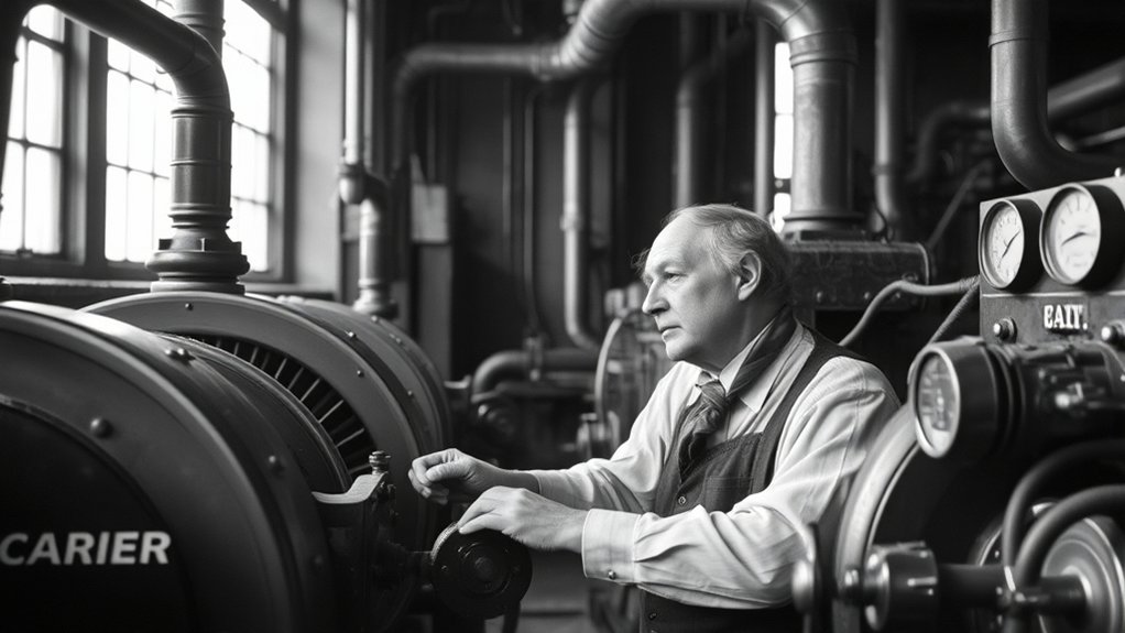 first modern air conditioning