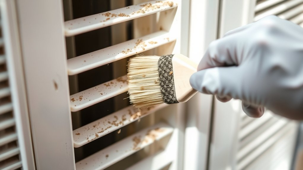 gently scrub tight spots