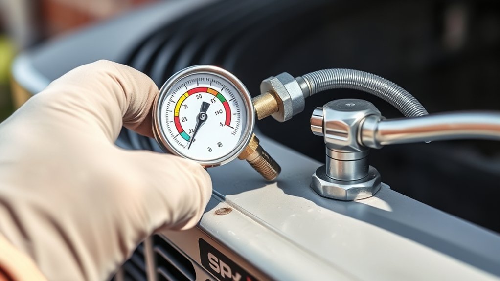 gradual freon pressure adjustment