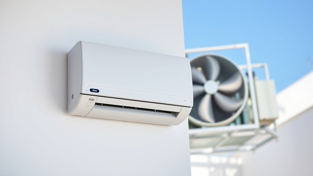 indoor and outdoor units