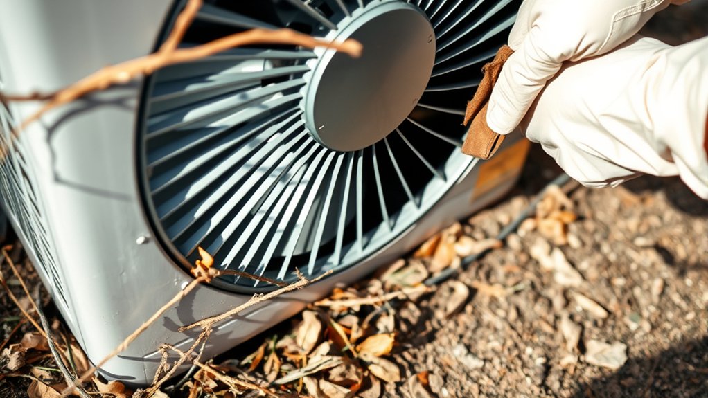 maintain clear ac clearance