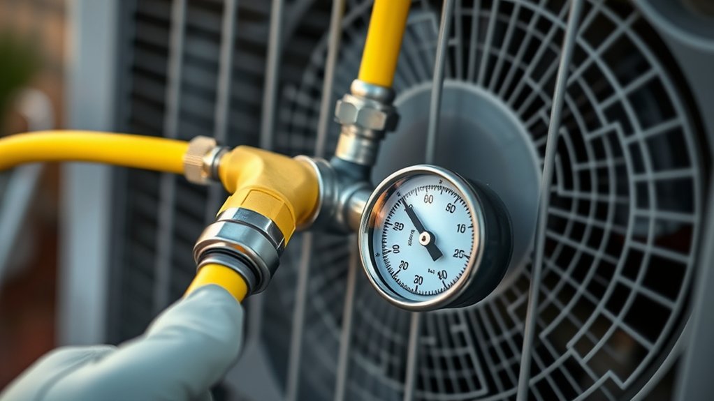 monitor pressure add refrigerant