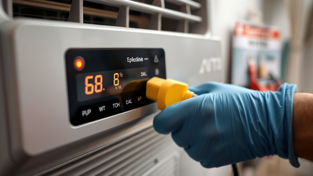 power off wear gloves