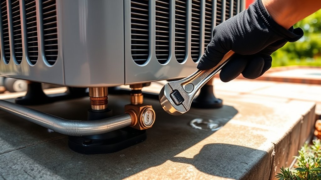 repair outdoor ac leak