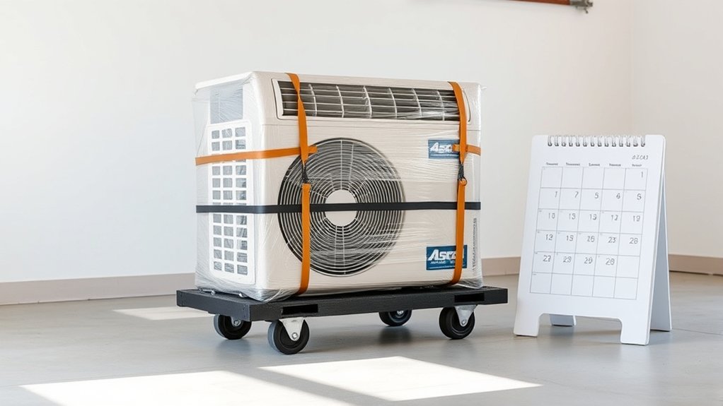 safe air conditioner pickup
