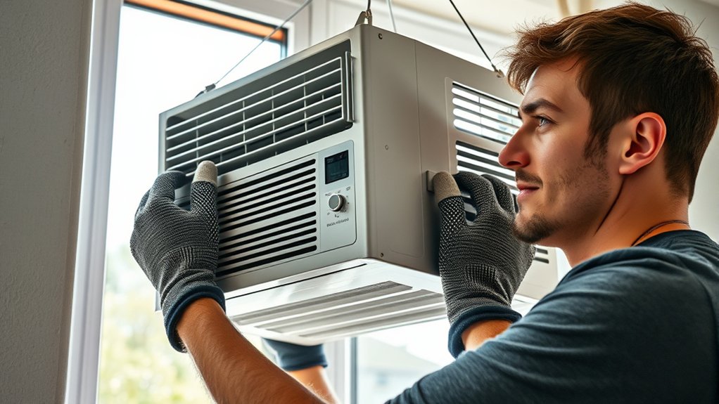 safe window ac installation