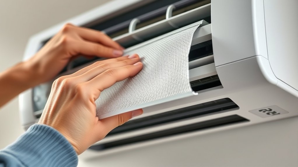 safely remove ac filter