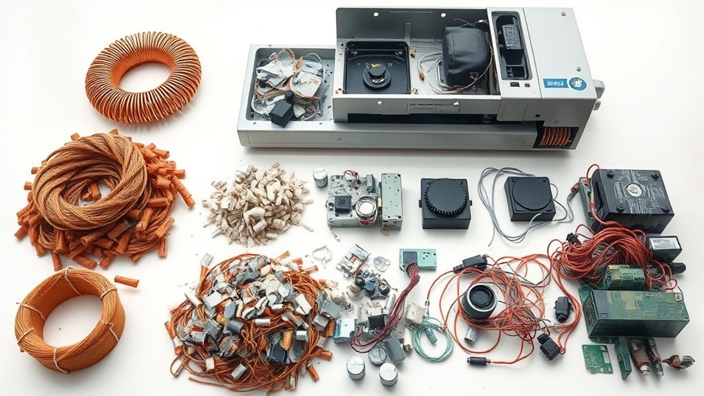 separate materials for recycling