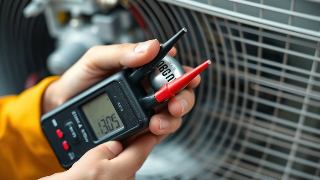 test ac capacitor safely