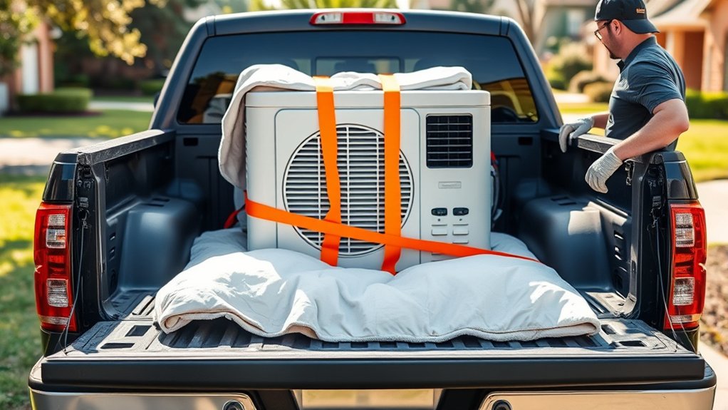 transport ac for recycling safely